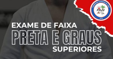 Exame de Faixa Preta e Graus Superiores Exame de Faixa Preta e Graus Superiores